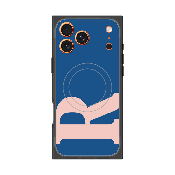 Premium Square Case with MagSafe［ Original - initial color - R navy ］