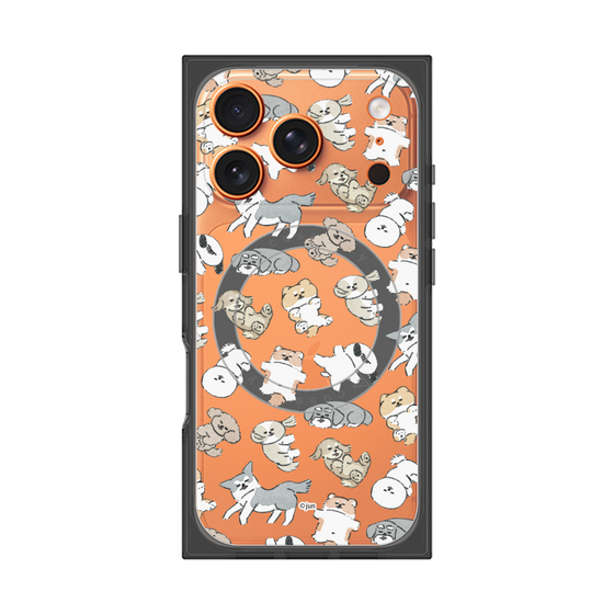 Premium Square Case with MagSafe［ Hello, It's Dog - Nap ］