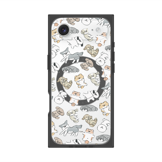 Premium Square Case with MagSafe［ Hello, It's Dog - Nap ］