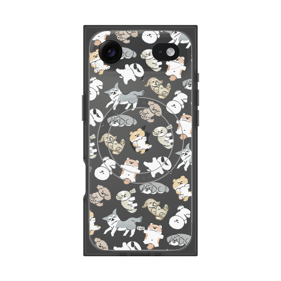 Premium Square Case with MagSafe［ Hello, It's Dog - Nap ］