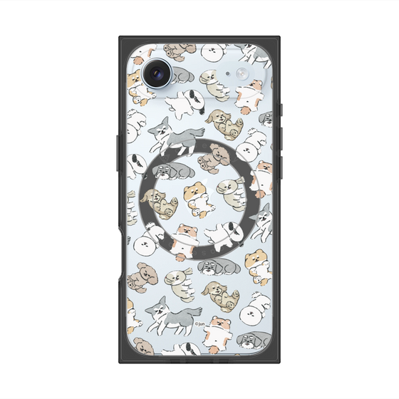 Premium Square Case with MagSafe［ Hello, It's Dog - Nap ］