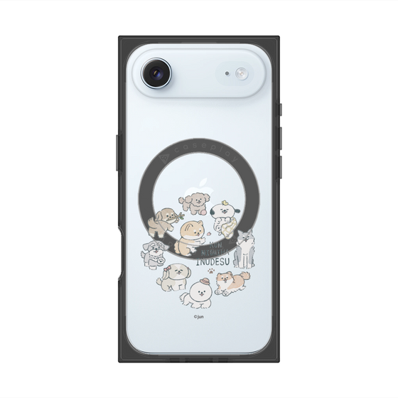 Premium Square Case with MagSafe［ Hello, It's Dog - All Together - Clear ］