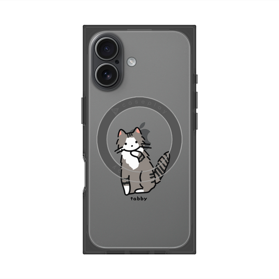 Premium Square Case with MagSafe［ Original - CASEPLAY Cat - tabby ］