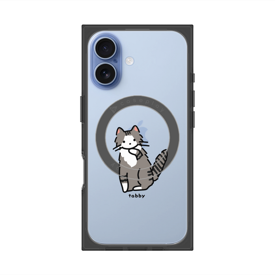 Premium Square Case with MagSafe［ Original - CASEPLAY Cat - tabby ］