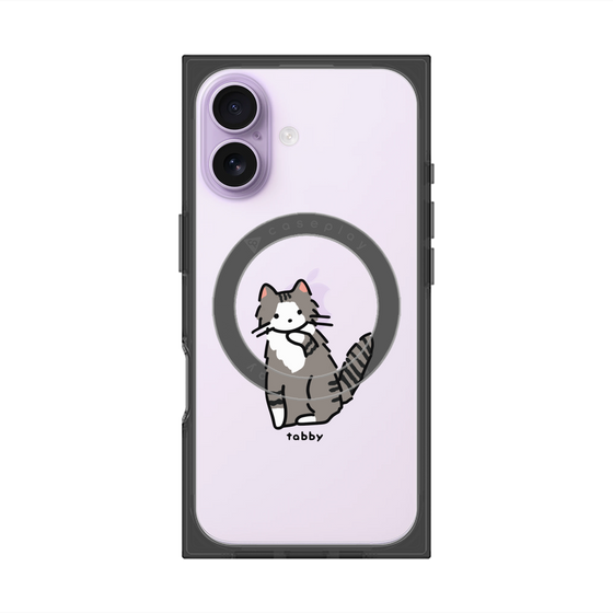Premium Square Case with MagSafe［ Original - CASEPLAY Cat - tabby ］