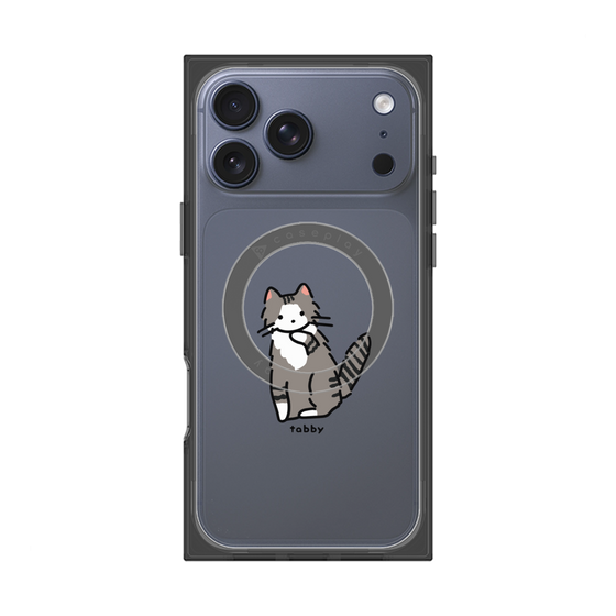 Premium Square Case with MagSafe［ Original - CASEPLAY Cat - tabby ］