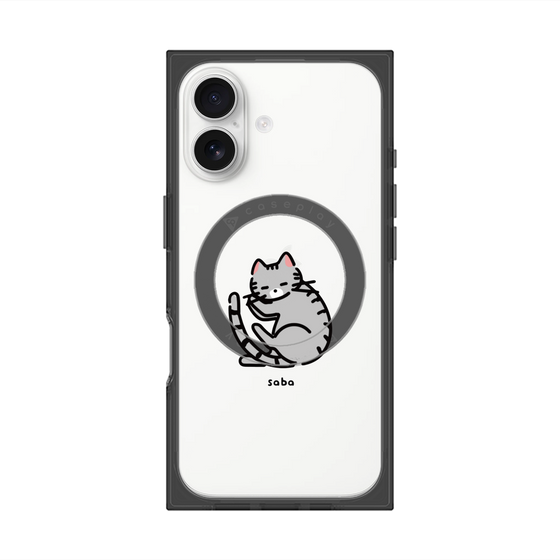 Premium Square Case with MagSafe［ Original - CASEPLAY Cat - Saba ］