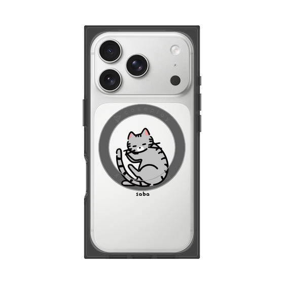 Premium Square Case with MagSafe［ Original - CASEPLAY Cat - Saba ］