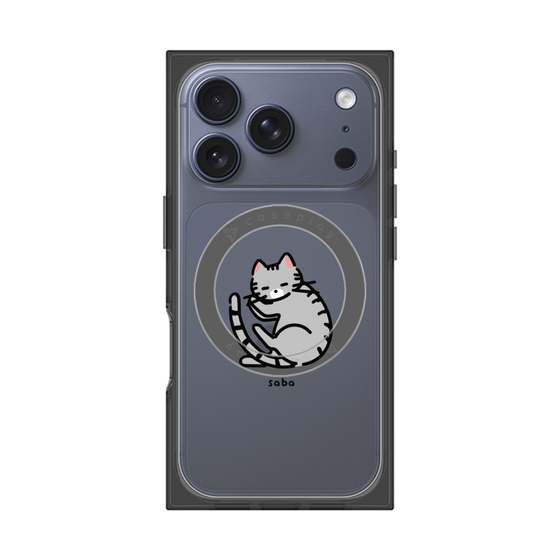 Premium Square Case with MagSafe［ Original - CASEPLAY Cat - Saba ］
