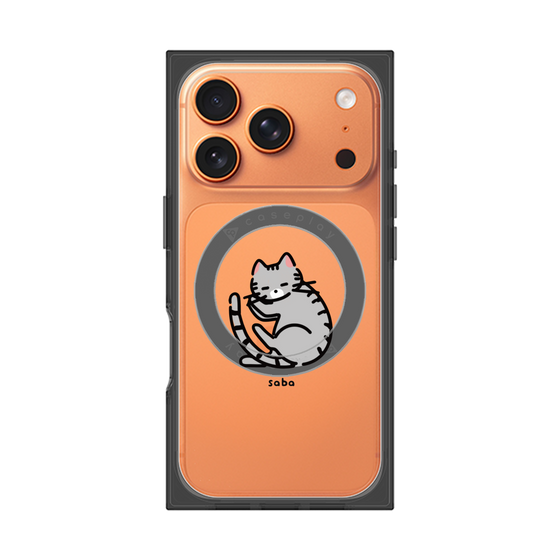 Premium Square Case with MagSafe［ Original - CASEPLAY Cat - Saba ］