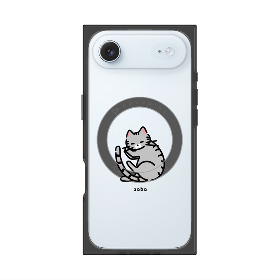 Premium Square Case with MagSafe［ Original - CASEPLAY Cat - Saba ］