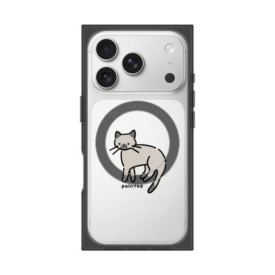 Premium Square Case with MagSafe［ Original - CASEPLAY Cat - pointed ］