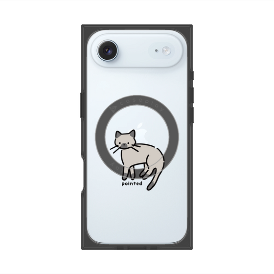 Premium Square Case with MagSafe［ Original - CASEPLAY Cat - pointed ］