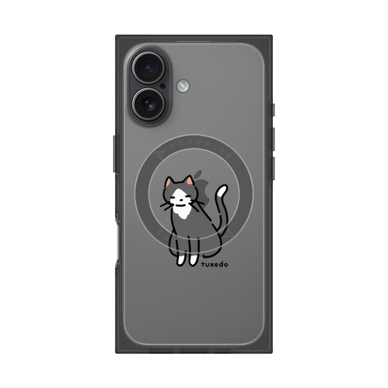 Premium Square Case with MagSafe［ Original - CASEPLAY Cat - tuxedo ］