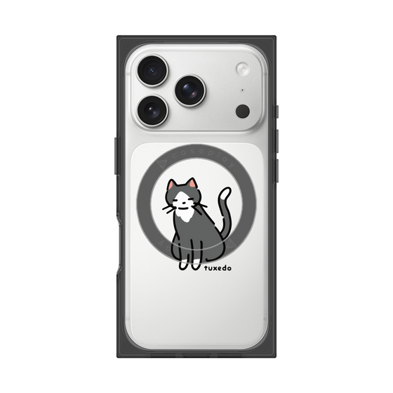 Premium Square Case with MagSafe［ Original - CASEPLAY Cat - tuxedo ］