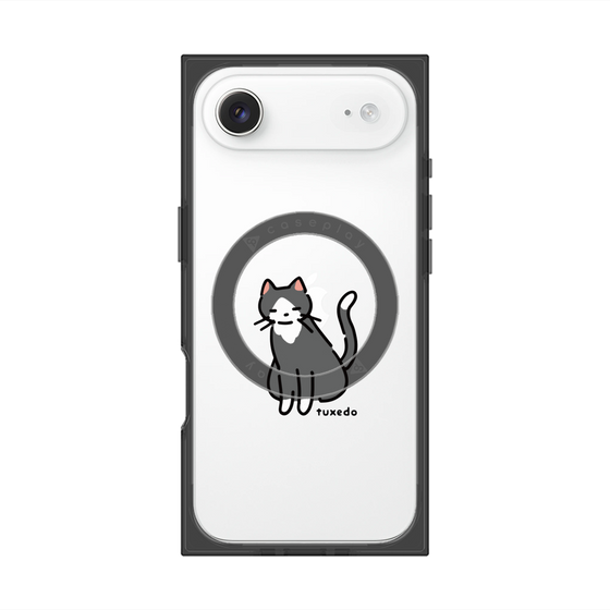 Premium Square Case with MagSafe［ Original - CASEPLAY Cat - tuxedo ］