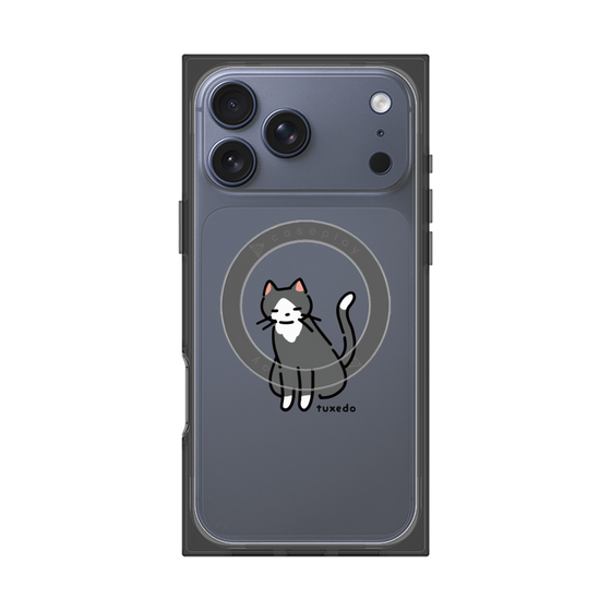 Premium Square Case with MagSafe［ Original - CASEPLAY Cat - tuxedo ］