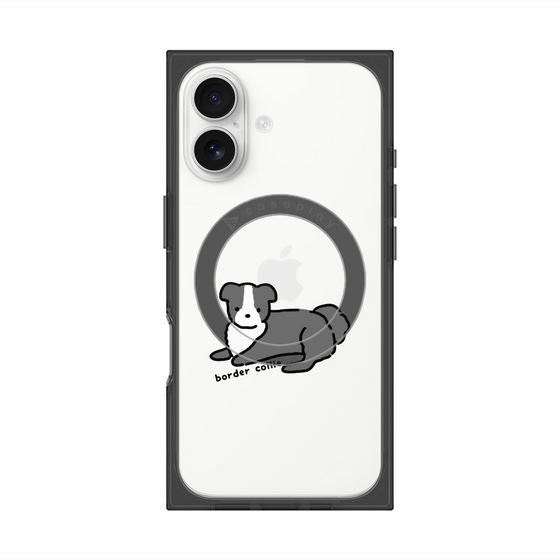Premium Square Case with MagSafe［ Original - CASEPLAY Dog - border collie ］
