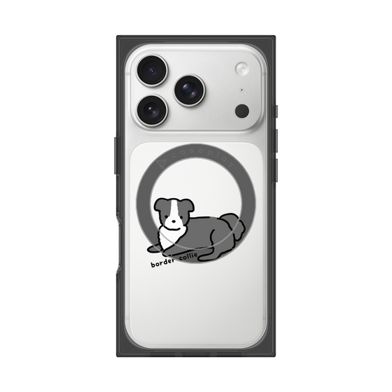 Premium Square Case with MagSafe［ Original - CASEPLAY Dog - border collie ］
