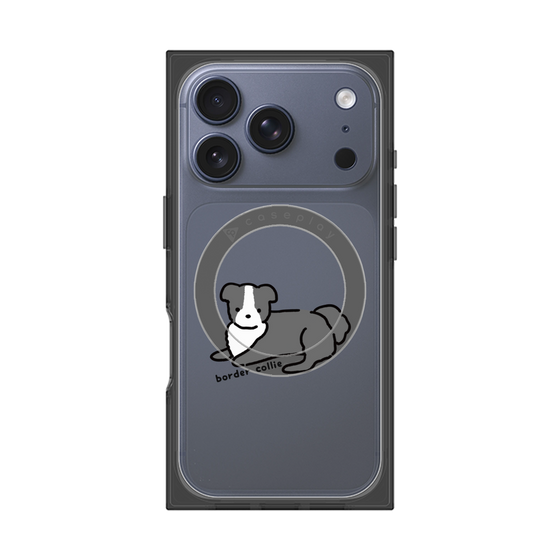 Premium Square Case with MagSafe［ Original - CASEPLAY Dog - border collie ］