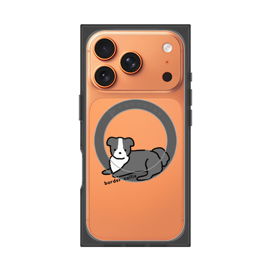 Premium Square Case with MagSafe［ Original - CASEPLAY Dog - border collie ］