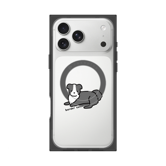 Premium Square Case with MagSafe［ Original - CASEPLAY Dog - border collie ］