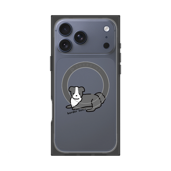 Premium Square Case with MagSafe［ Original - CASEPLAY Dog - border collie ］