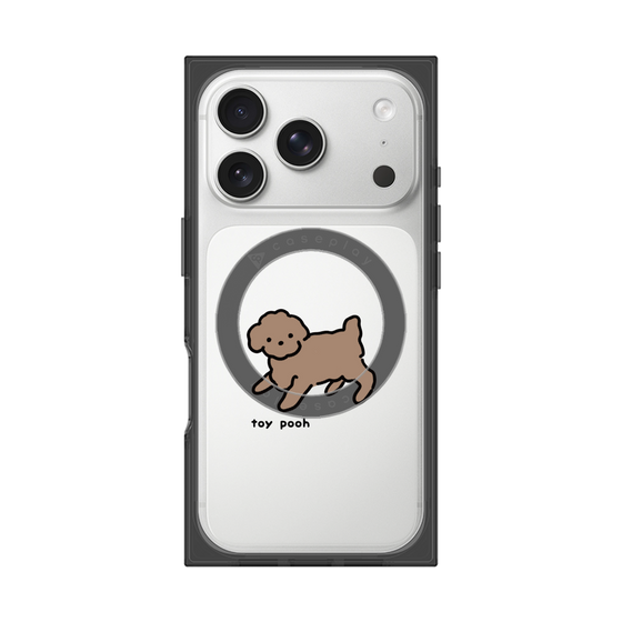 Premium Square Case with MagSafe［ Original - CASEPLAY Dog - Toy Pooh ］