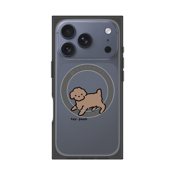 Premium Square Case with MagSafe［ Original - CASEPLAY Dog - Toy Pooh ］