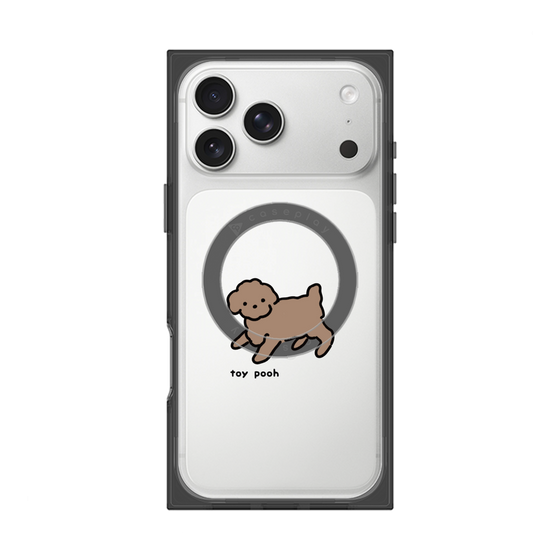 Premium Square Case with MagSafe［ Original - CASEPLAY Dog - Toy Pooh ］