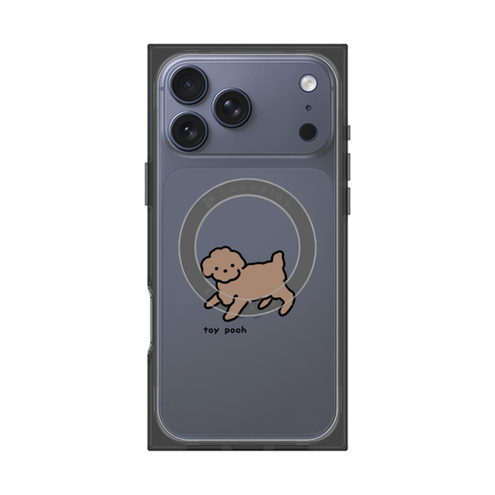 Premium Square Case with MagSafe［ Original - CASEPLAY Dog - Toy Pooh ］