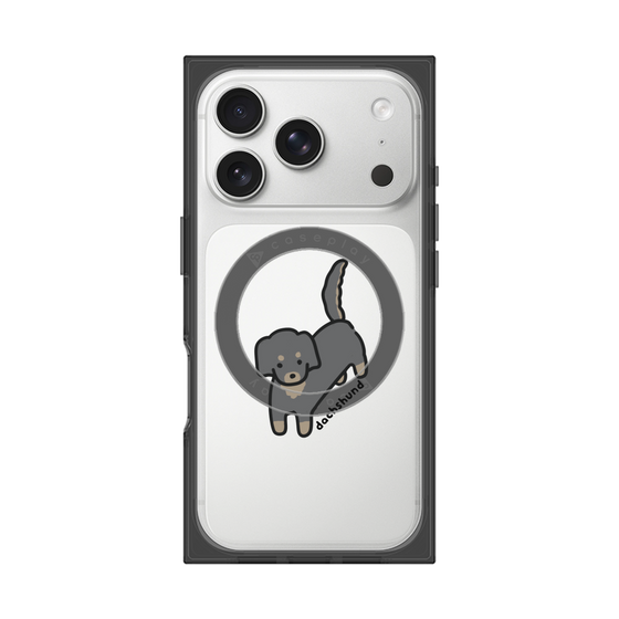 Premium Square Case with MagSafe［ Original - CASEPLAY Dog - Dachshund ］