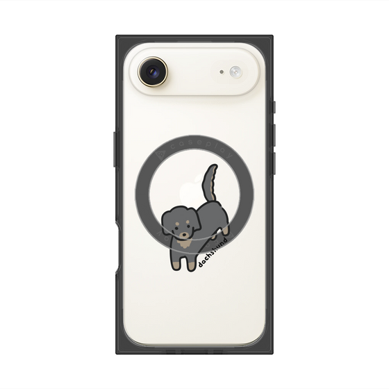Premium Square Case with MagSafe［ Original - CASEPLAY Dog - Dachshund ］