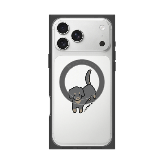 Premium Square Case with MagSafe［ Original - CASEPLAY Dog - Dachshund ］
