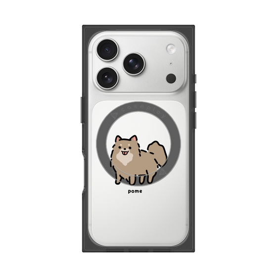 Premium Square Case with MagSafe［ Original - CASEPLAY Dog - Pome ］