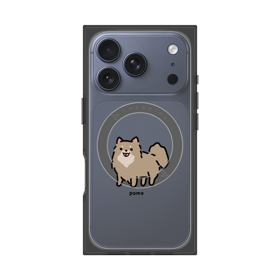 Premium Square Case with MagSafe［ Original - CASEPLAY Dog - Pome ］