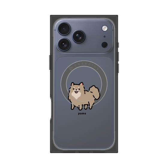 Premium Square Case with MagSafe［ Original - CASEPLAY Dog - Pome ］