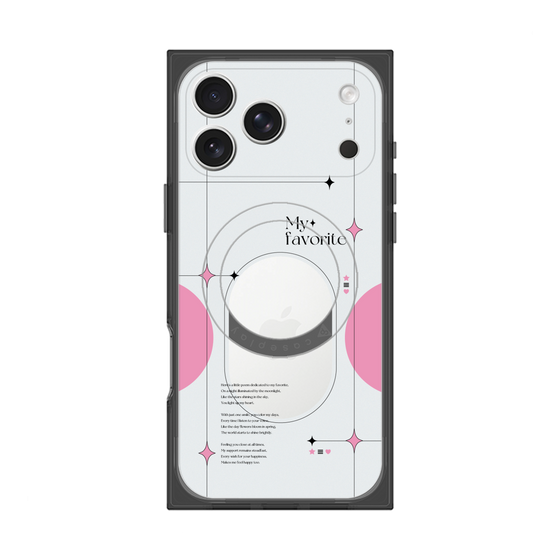 Premium Square Case with MagSafe［ Original - Instax Case - Pink ］