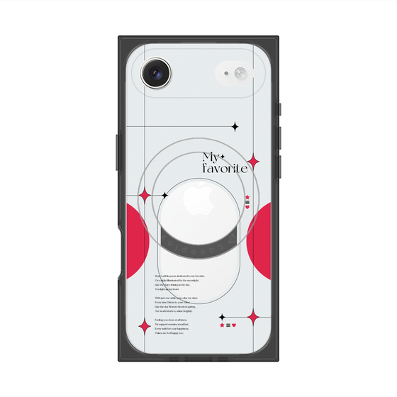 Premium Square Case with MagSafe［ Original - Instax Case - Red ］