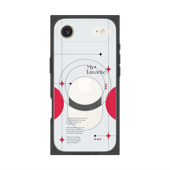 Premium Square Case with MagSafe［ Original - Instax Case - Red ］