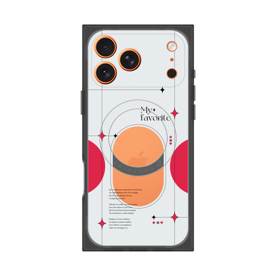 Premium Square Case with MagSafe［ Original - Instax Case - Red ］