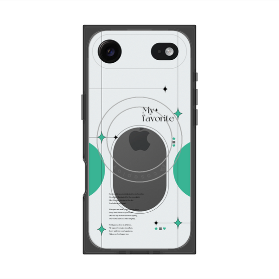 Premium Square Case with MagSafe［ Original - Instax Case - Green ］