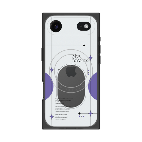 Premium Square Case with MagSafe［ Original - Instax Case - Purple ］