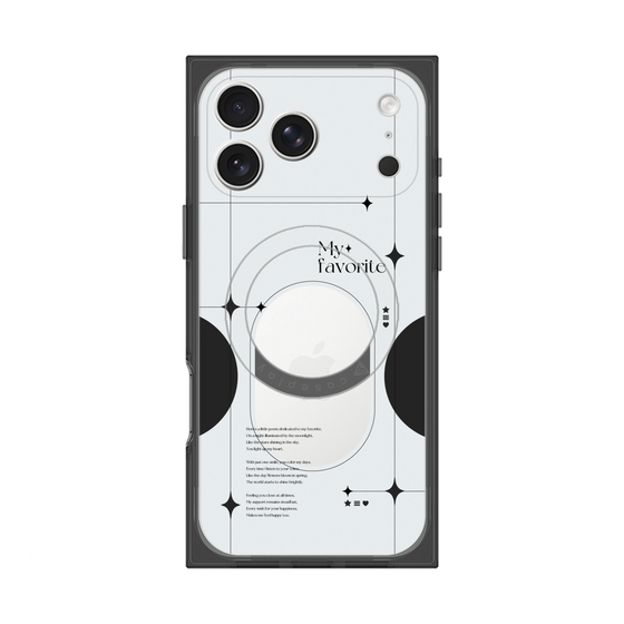 Premium Square Case with MagSafe［ Original - Instax Case - Black ］