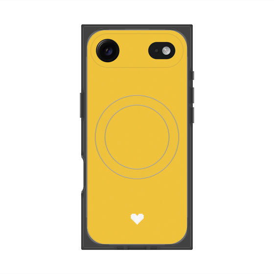 Premium Square Case with MagSafe［ Original - Favorite Color Heart - Yellow ］