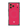 Premium Square Case with MagSafe［ Original - Favorite Color Heart - Red ］