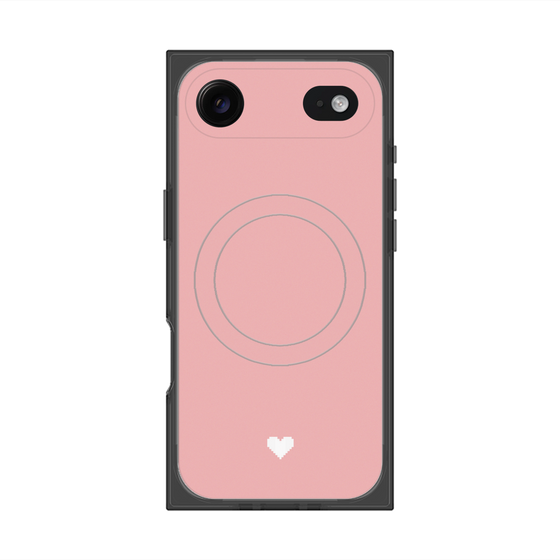Premium Square Case with MagSafe［ Original - Favorite Color Heart - Pink ］