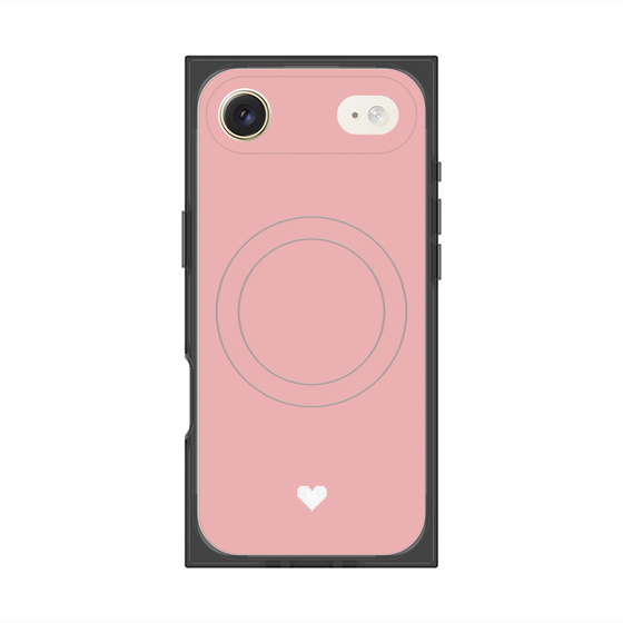 Premium Square Case with MagSafe［ Original - Favorite Color Heart - Pink ］