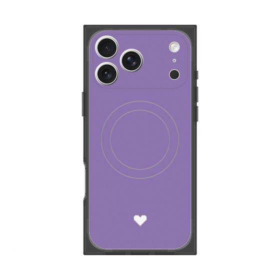 Premium Square Case with MagSafe［ Original - Favorite Color Heart - Purple ］