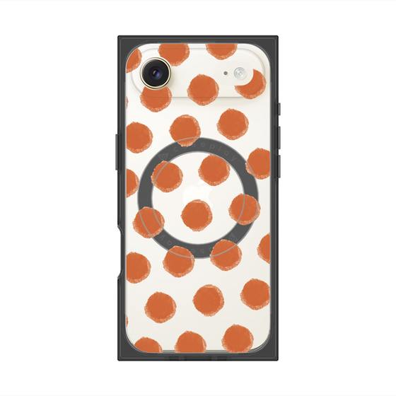 Premium Square Case with MagSafe［ Original - Favorite Color Polka Dots - Red ］